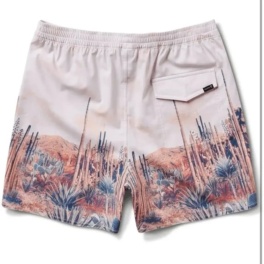 NWT Roark Men’s S Multicolor Shorey Desierta Boardshorts Drawstring Waist Surf